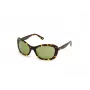 Okulary przeciwsłoneczne WEB EYEWEAR dla kobiet WE0289-5652N Havana Acetate Square Frame Brown Gradient Lens 56/19/130 mm