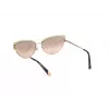WEB EYEWEAR Damskie okulary przeciwsłoneczne WE0272-5932Z, kwadratowe, oprawka acetatowa, czarna, soczewki szare, 59mm