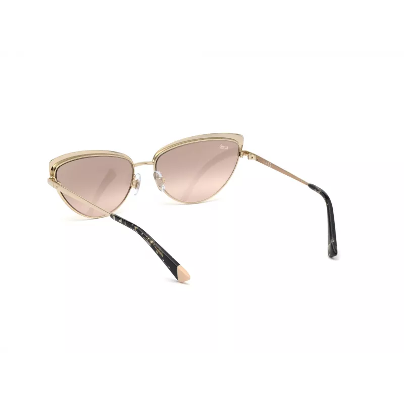 WEB EYEWEAR Damskie okulary przeciwsłoneczne WE0272-5932Z, kwadratowe, oprawka acetatowa, czarna, soczewki szare, 59mm