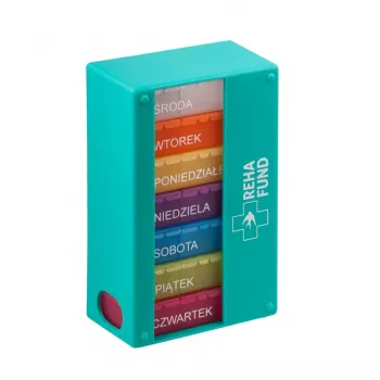 Tygodniowy organizer na tabletki na 3 dawki dziennie RF-356 REHAFUND