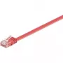 Wentronic 96400 1m Cat6 U/UTP czerwony kabel sieciowy patch