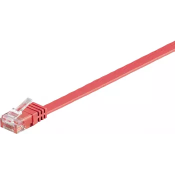 Wentronic 96418 kabel krosowy Cat6 U/UTP RJ45, 3 m, czerwony, 1 Gbps, 250 MHz, miedź, powłoka PVC