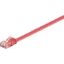 Wentronic 96418 kabel krosowy Cat6 U/UTP RJ45, 3 m, czerwony, 1 Gbps, 250 MHz, miedź, powłoka PVC