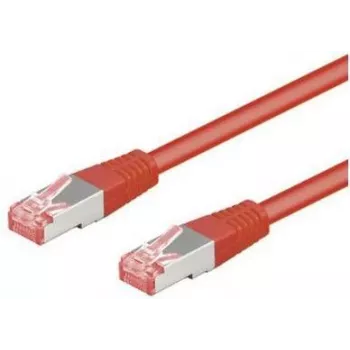 Wentronic CAT 6-150 LC SSTP PIMF 1,5m czerwony kabel krosowy RJ-45 do RJ-45 męski/męski pozłacany Gigabit Ethernet 95571