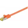 Wentronic Cat.7 S/FTP kabel sieciowy patch, RJ45 męski-męski, 25 m, pozłacane styki, 10 Gbps, czarny 91669