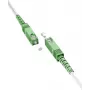 Wentronic Goobay 59597 światłowodowy kabel krosowy jednomodowy OS2 SC/APC do SC/APC, 5 m, LSZH, biały