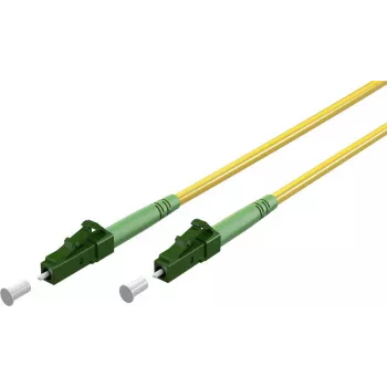 WENTRONIC Goobay 59631 OS2 jednomodowy kabel światłowodowy LC/APC do LC/APC, 31 m, żółty, LSZH, FTTH