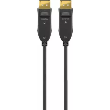 Wentronic Goobay 64869 aktywny kabel optyczny DisplayPort 50 m czarny