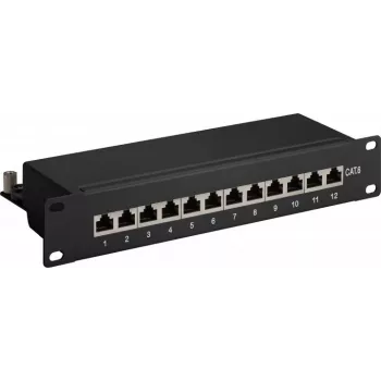WENTRONIC Goobay 93793 kabel krosowy Cat6 S/UTP, RJ45, 1m, czarny