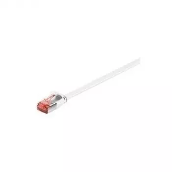 Wentronic Goobay kabel krosowy płaski CAT 6, U/FTP, biały, 2 m - materiał miedziany (94917)