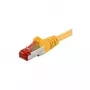 Wentronic Goobay kabel krosowy CAT 6, S/FTP (PiMF), żółty, 50 m - LSZH bezhalogenowy, miedź 68309