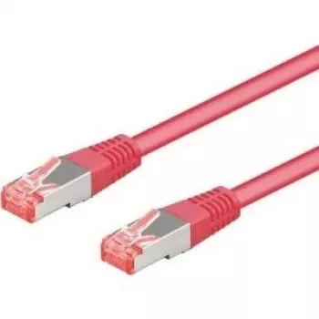 Wentronic Goobay kabel krosowy CAT 6a S/FTP, magenta, 1 m, LSZH, miedź 93682