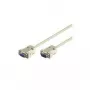 Wentronic Goobay D-SUB RS-232 kabel przedłużający 9-pinowy męski-żeński, szary, 5 m 50225