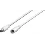 Wentronic Goobay Przedłużacz DC 10 m Biały - Wtyk wydrążony 5,5 x 2,1 mm 76677
