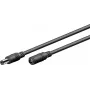 Wentronic Goobay przedłużacz DC 5 m czarny 76671