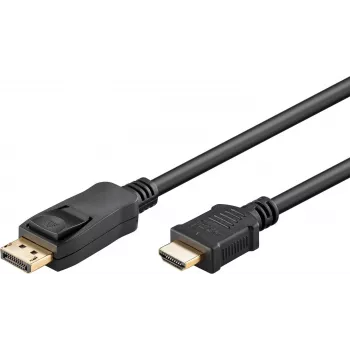 WENTRONIC Goobay kabel DisplayPort do HDMI 1,8m czarny 80517