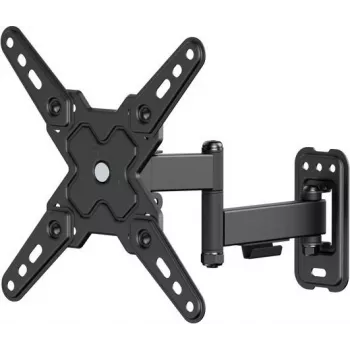 WENTRONIC Goobay FULLMOTION (S) uchwyt ścienny do telewizora na ekrany 19-43 cale, 20 kg, Full Motion, obrotowy, pochylny, VESA do 200x200, czarny 79762