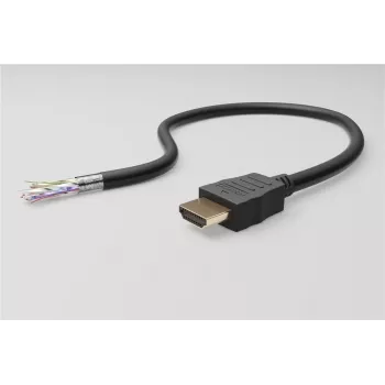 WENTRONIC Goobay przedłużacz kabla HDMI High-Speed z Ethernetem 1 m czarny (61310)
