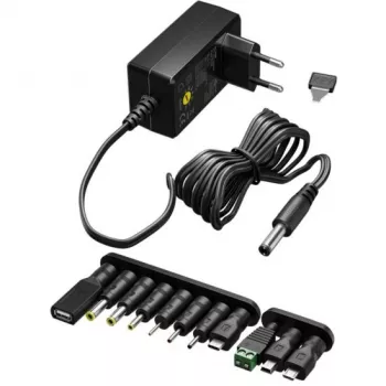 Wentronic Goobay Ładowarka Micro USB 1 A, Czarna, Kabel 1,5 m – Kompaktowy Zasilacz Ścienny do Smartfonów i Małych Urządzeń (49529)