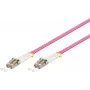 Kabel światłowodowy Wentronic LC-LC OM4 Duplex Multimode, 50/125µm, LSZH, różowy 95940