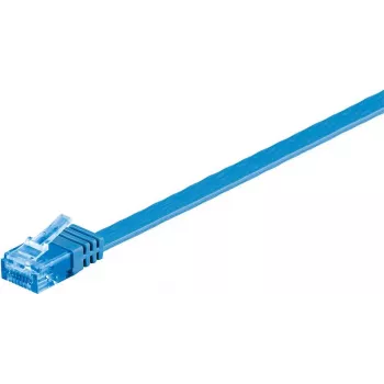 Kabel krosowy Wentronic RJ-45 CAT6a 0,5m U/UTP, pozłacane złącza, 10 Gbps, czarny 96295