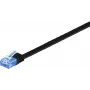 Wentronic RJ-45 CAT6a 20m U/UTP kabel sieciowy patch, pozłacane złącza, męski do męskiego, 10 Gbps, 500 MHz, miedź, linka, TIA/EIA-568B 96389