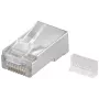 Wentronic RJ45 Wtyk Modularny Ekranowany 8P8C do Kabla Okrągłego, Luzem