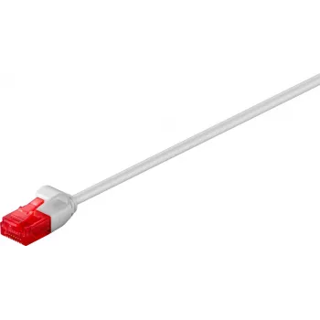 Wentronic Slim Line Cat6 U/UTP kabel krosowy, 0,15 m, kość słoniowa 71545