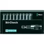 Wera 05056164001 9-częściowy zestaw bitów Torx z uchwytem Rapidaptor, 1/4 cala sześciokątny, bity 25 mm, TX8–TX40, etui Bit-Check
