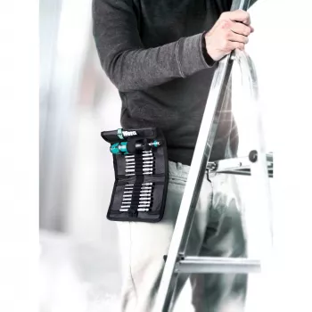 Wera 17-częściowy zestaw bitów Kraftform Kompakt 60, płaskie, Phillips, Pozidriv, TORX BO 05051042001