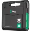 Wera 20-częściowy zestaw Bit-Check, TORX TX 25, długość 25 mm, uchwyt sześciokątny 1/4 cala, z szybkozłącznym uchwytem do bitów Rapidaptor 05057773001