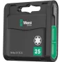 Wera 20-częściowy zestaw Bit-Check, TORX TX 25, długość 25 mm, uchwyt sześciokątny 1/4 cala, z szybkozłącznym uchwytem do bitów Rapidaptor 05057773001