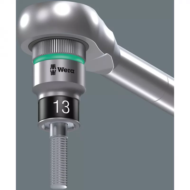 Wera 8100 SA 12 HF Zyklop zestaw nasadek metrycznych 1/4 cala, 13-częściowy z funkcją trzymania, 05003756001