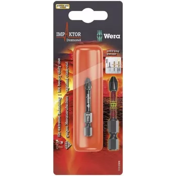 Wera 855/4 IMP DC PoziDriv PZ1 diamentowy bit udarowy, 1/4 inch sześciokątny, 50 mm 05073961001