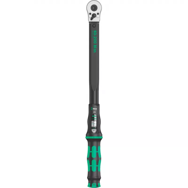 Wera Click-Torque C 3 Set 1 Zestaw kluczy dynamometrycznych, 1/2 inch napęd, 40-200 Nm, 4-częściowy