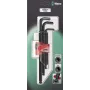 Zestaw kluczy L Wera Hex-Plus 950 PKL/9 BM SB SiS, 9-częściowy, metryczny, BlackLaser 05073596001