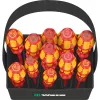 Zestaw wkrętakowy Wera Kraftform 2go 100, 11-częściowy, Phillips, Pozidriv, Torx, bity 25 mm, z uchwytem Rapidaptor i etui tekstylnym 05004310001