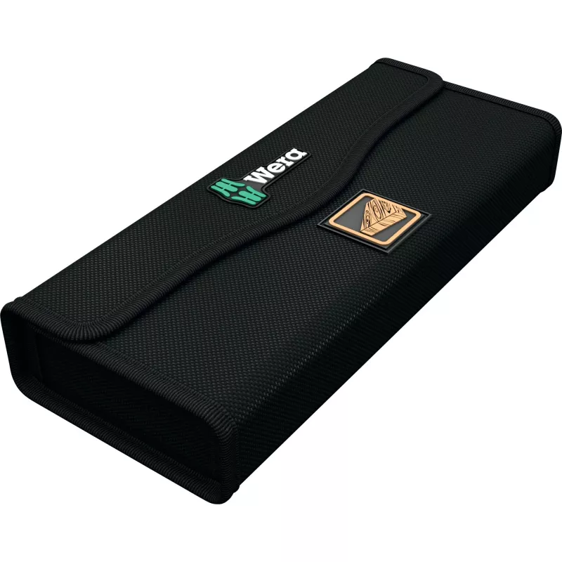 Wera Kraftform Kompakt H 1 Woodcraft Uchwyt śrubokręta z 12 mieszanymi bitami - Hex, Phillips, Pozidriv, Torx