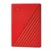 Western Digital My Passport 2TB przenośny zewnętrzny dysk twardy USB 3.2 Gen 1 czerwony (WDBYVG0020BRD)