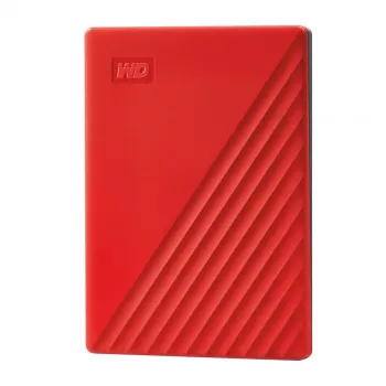 Western Digital My Passport 2TB przenośny zewnętrzny dysk twardy USB 3.2 Gen 1 czerwony (WDBYVG0020BRD)