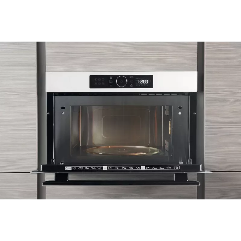 Whirlpool AMW 730 WH Wbudowany kuchenka mikrofalowa z grillem, 31 L, 1000 W, Biały