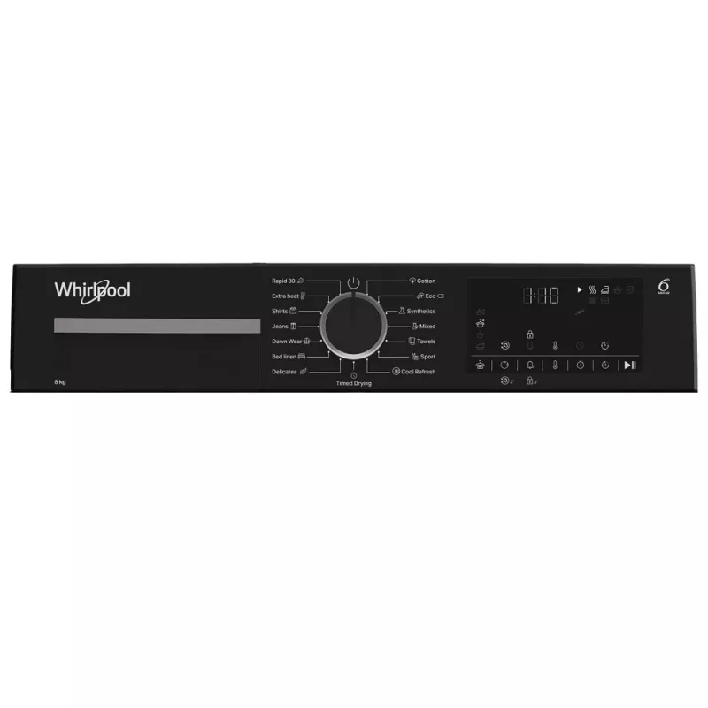Whirlpool WPS D8 WBS EE Suszarka z pompą ciepła 8 kg Ładowanie od przodu Biała
