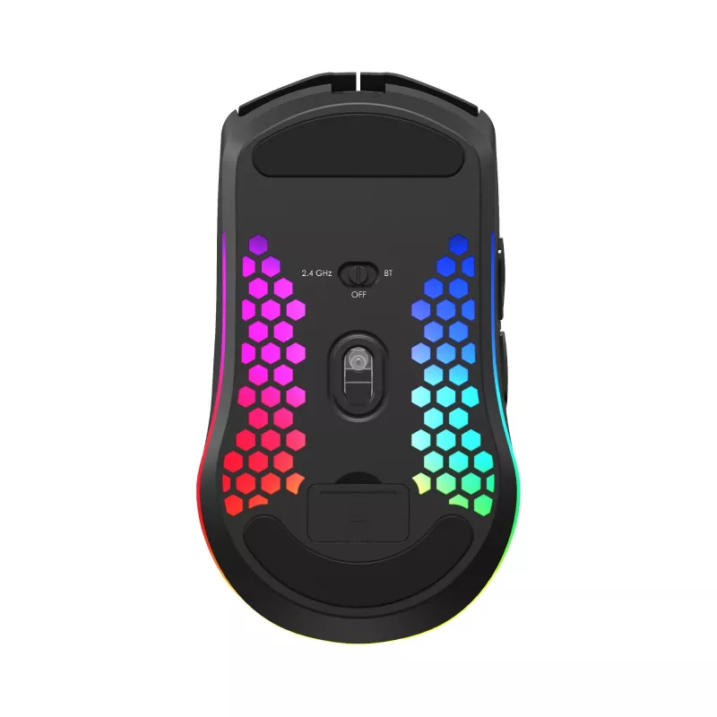 White Shark CADOR-B WGM-5020 Przewodowa mysz gamingowa RGB, Czarna