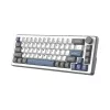 Biała klawiatura mechaniczna White Shark EXCALIBUR M (GK-009251) z przełącznikami Outemu Blue, podświetleniem RGB, układem US, biała