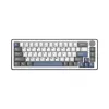 Biała klawiatura mechaniczna White Shark EXCALIBUR M (GK-009251) z przełącznikami Outemu Blue, podświetleniem RGB, układem US, biała