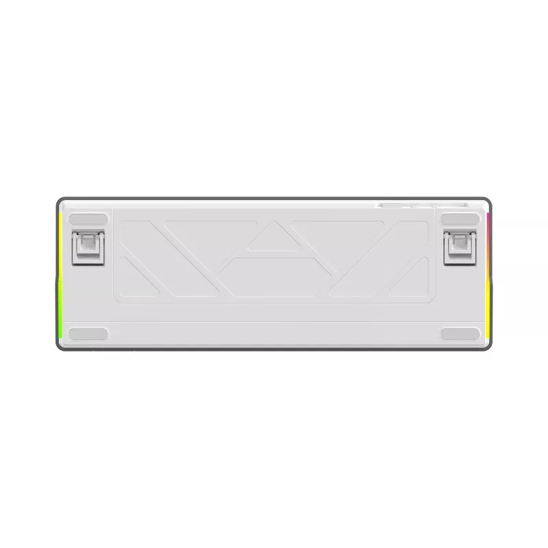 Biała klawiatura mechaniczna White Shark EXCALIBUR M (GK-009251) z przełącznikami Outemu Blue, podświetleniem RGB, układem US, biała