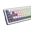 Biała klawiatura mechaniczna White Shark EXCALIBUR M (GK-009251) z przełącznikami Outemu Blue, podświetleniem RGB, układem US, biała