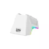 White Shark GAWAIN-W Bezprzewodowa Mysz Gamingowa – 12000 DPI, bateria 500mAh, 56g, Biała