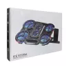 Podkładka chłodząca do laptopa White Shark ICE STORM GCP-6, 2x125mm wentylatory, niebieskie LED, USB, do 17 cali