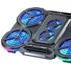 Podkładka chłodząca do laptopa White Shark ICE STORM GCP-6, 2x125mm wentylatory, niebieskie LED, USB, do 17 cali